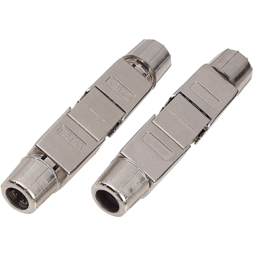 MT-5064 Cat6 Cat6a Cat7 Shielded Toolless Keystone Jack Network Cable Extender Rj45 Fully Shielded Module Plug Connector