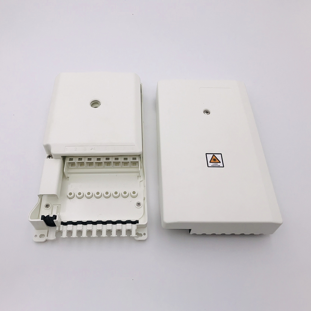 MT-1227 8 core indoor plastic FTTH Terminal fiber optic distribution rossette box