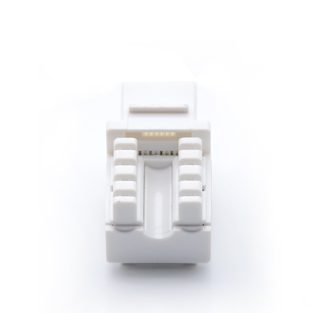MT-5102 CAT.5E CAT.6 RJ45 Female Connector Krone RJ45 Modular Jack Dual IDC Keystone Jack