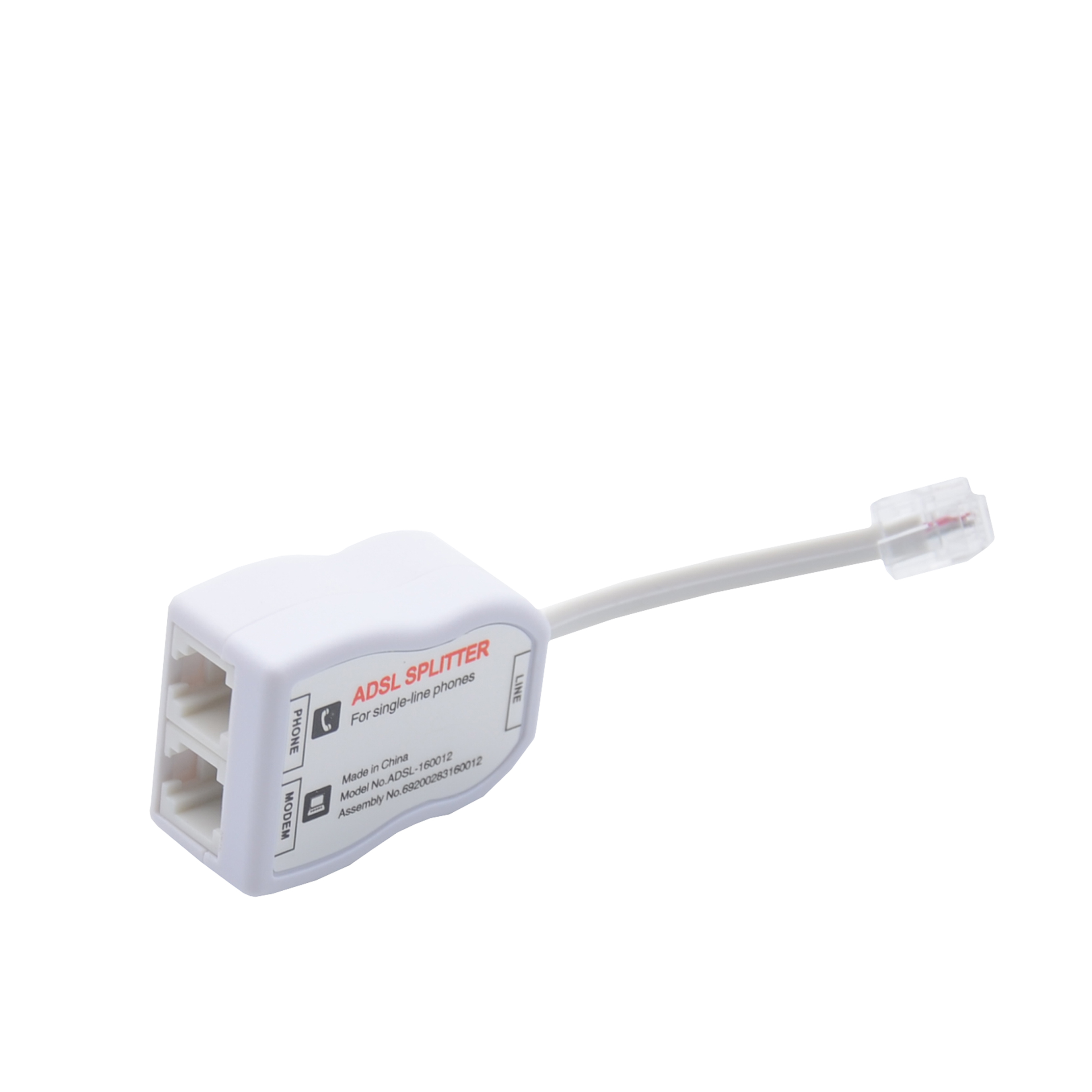 MT-5705 ADSL Splitter with Cable ADSL Splitter Cable MDF VDSL Filter VDSL Modem Splitter