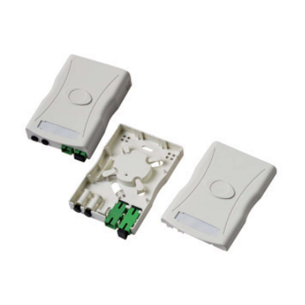 MT-1225 Indoor Fiber Optic SC/FC/LC Adaptor Type 1 2 4 Core FTTH Junction Rossette Terminal Box