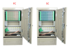 MT-1302 Double side double doors 96 core outdoor standing type fibers SMC fiber optic cross connection cabinet