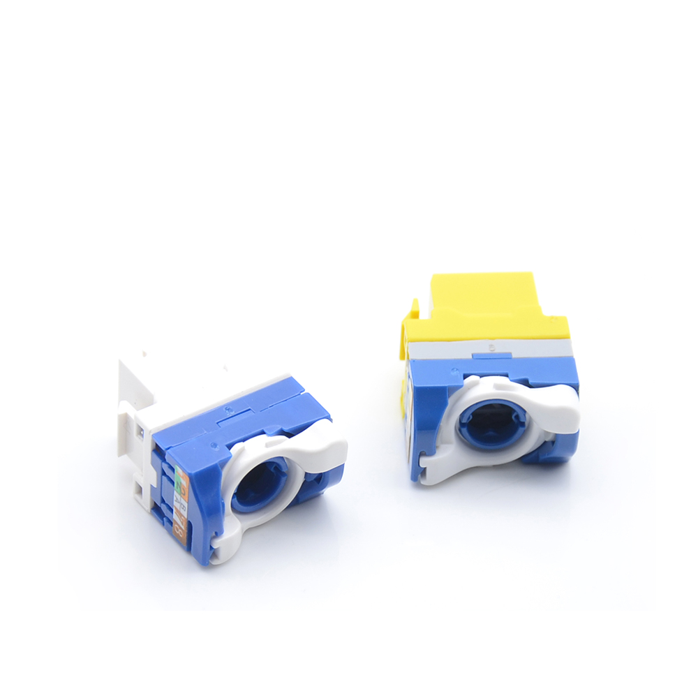 MT-5108 Toolless RJ45 Modular CAT6 CAT6a CAT5E Jack Module Modular with Turning Plastic Handle