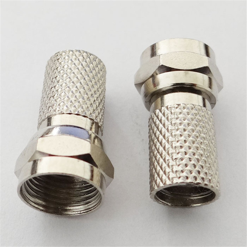 MT-7108 CATV Adapter RG6 Inch F Type Connector Coaxial Cable Connector Compression Connector