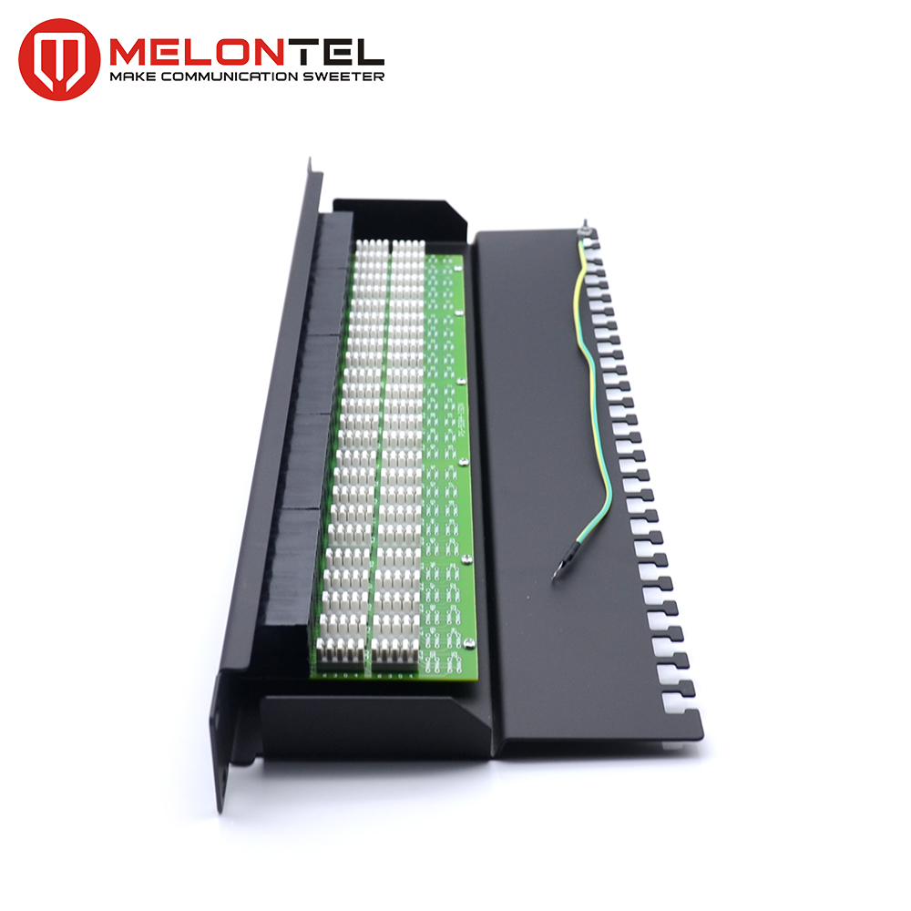 MT-4002 25 Port Cat.3 Voice Patch Panel RJ11 Patch Panel 50 Port Telephone Patch Panel