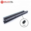 MT-4208 Full Loaded 24 Port Patch Panel with Inline Coupler