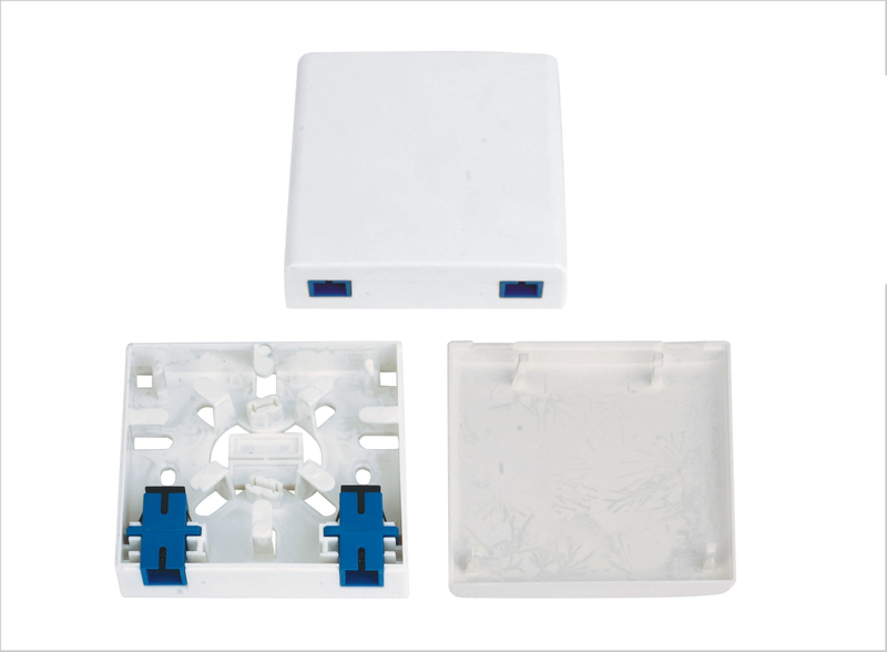 MT-1042 FTTH 86*86 Type Indoor Terminal Box Fiber Optic Mounting Box