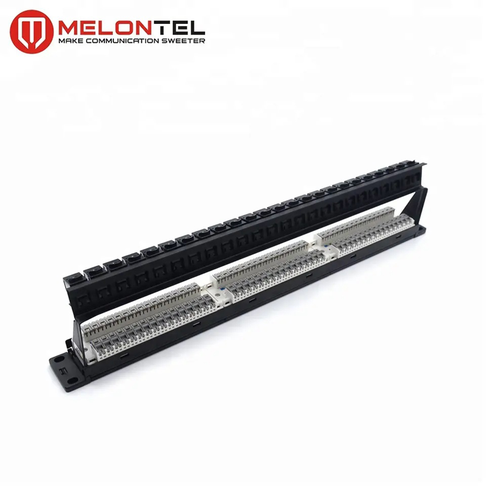 MT-4025 Factory Price 19 Inch 1U 24 Port Cat6 Cat6A Toolless Patch ...